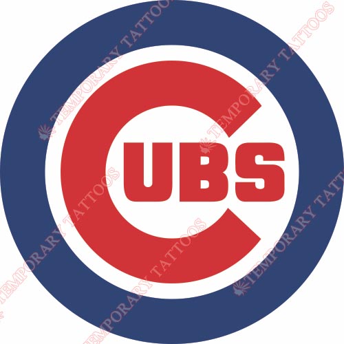 Chicago Cubs Customize Temporary Tattoos Stickers NO.1493